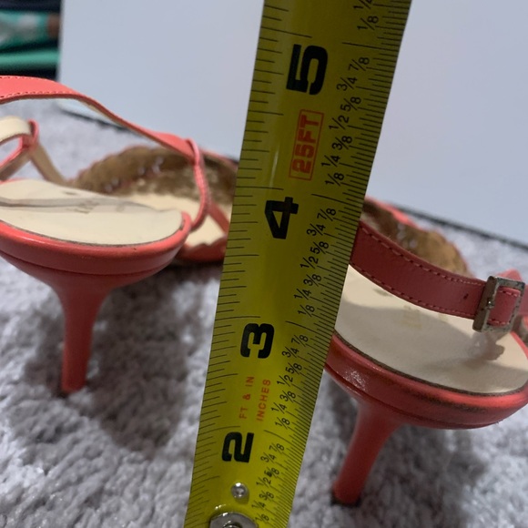 9.5 size Kate Spade sling back heels. Adjustable strap. 3 inch heel. - Picture 3 of 4